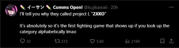 The gamers may be on to something here.